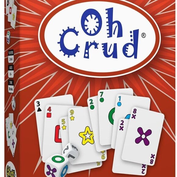 Oh Crud Card and Dice Game, Family Game for 2-6 Players / SEALED - Picture 1 of 8